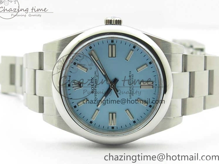 0520 GoodFit Oyster Perpetual 41mm 124300 BP Maker Best Edition Tiffany Blue Dial on SS Bracelet 2691